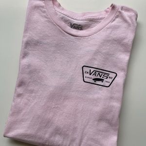 VANS Pink Short Sleeve T-Shirt - XL